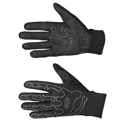 Pánské rukavice Northwave Skeleton W-Gel Long Gloves Reflective                 